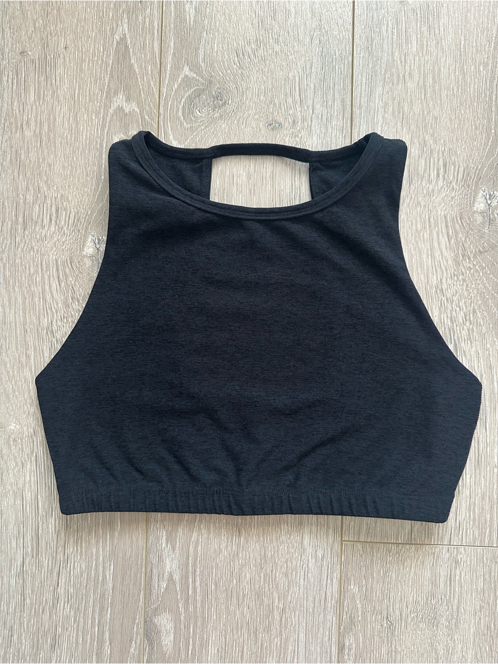 Beyond Yoga Top Spacedye Open Back Yoga Sports Bra Athleisure Black Sz M - Picture 3 of 11